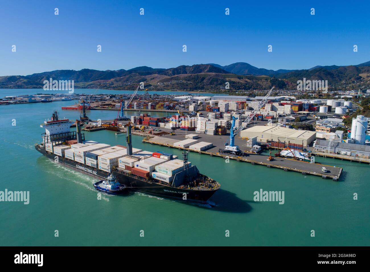 Porto di Nelson, Nuova Zelanda Foto Stock