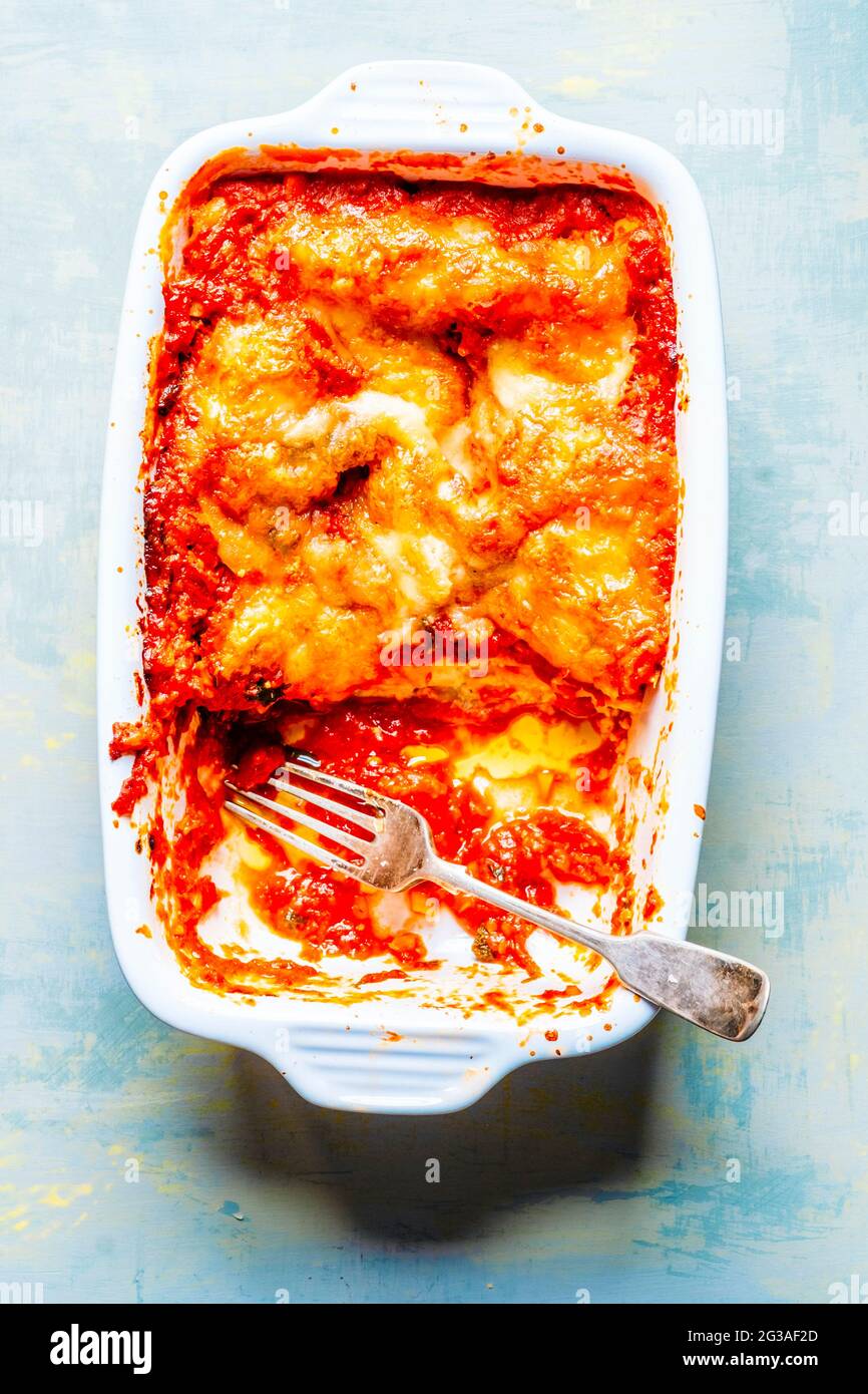 Cannelloni al forno Italian Food Italia Foto Stock