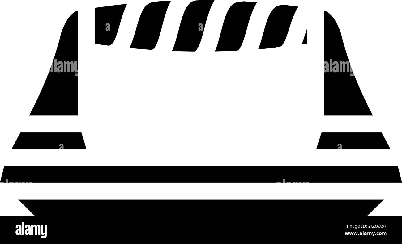 spingere verso l'alto l'icona del glifo dello strumento gym illustrazione vettoriale Illustrazione Vettoriale