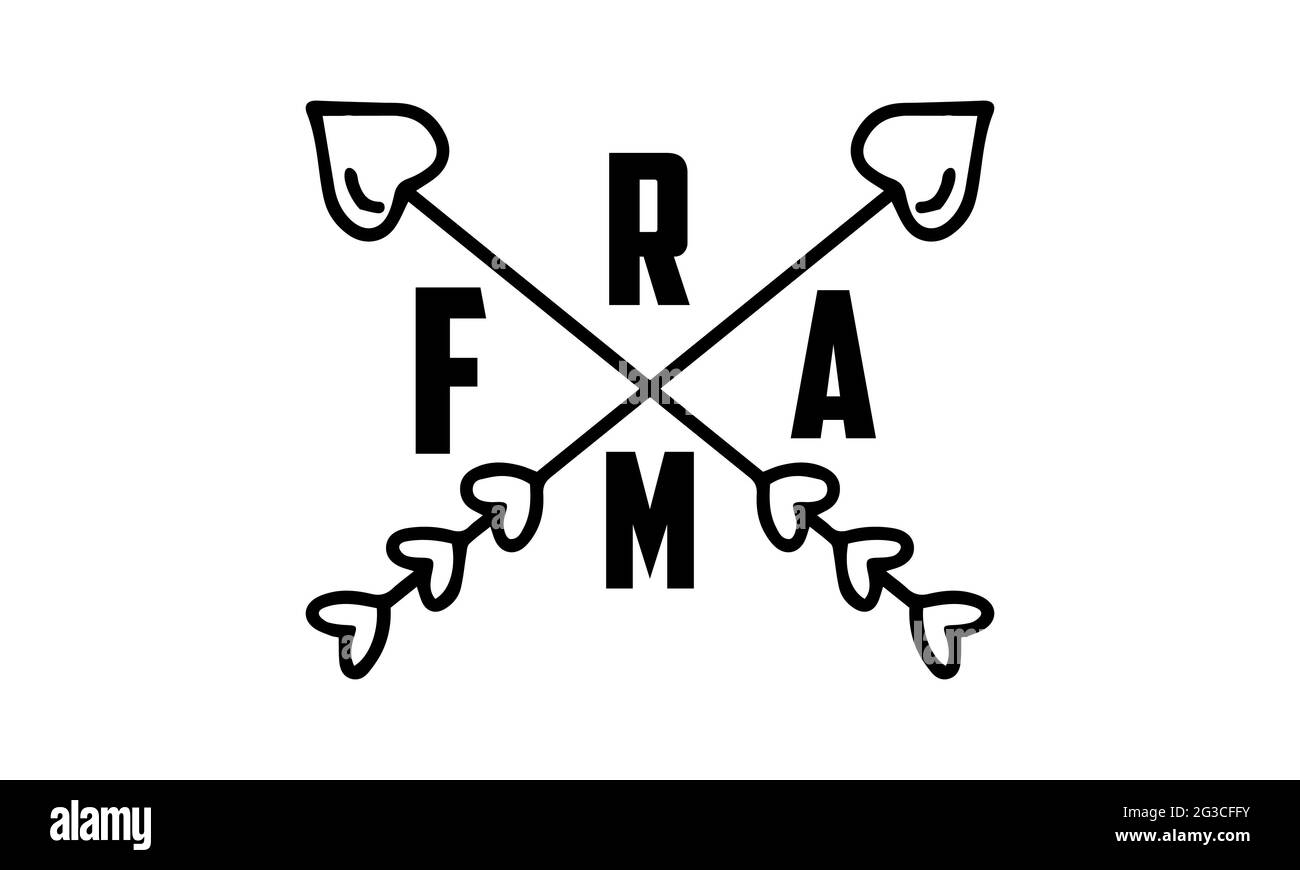 Farm - Farm Life t shirt design, scritta disegnata a mano frase, Calligraphy t shirt design, isolato su sfondo bianco, file svg per tagliare Cricut Foto Stock