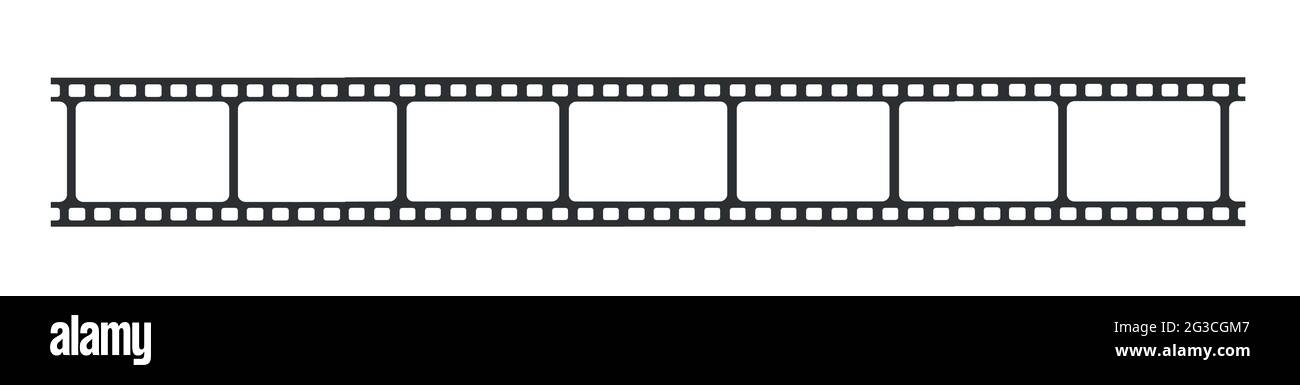 Modelli di tracciati cinematografici. Negativo e striscia, pellicola media.  Film roll vector, film 35mm, slide film frame Immagine e Vettoriale - Alamy