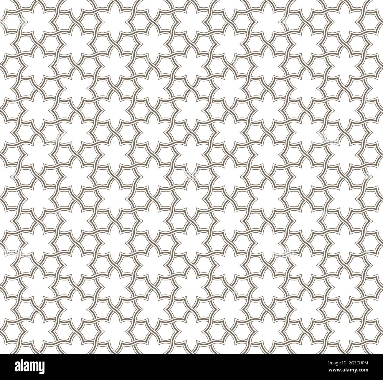Motivo floreale senza cuciture con sfondo grigio chiaro, Vector Illustration Illustrazione Vettoriale