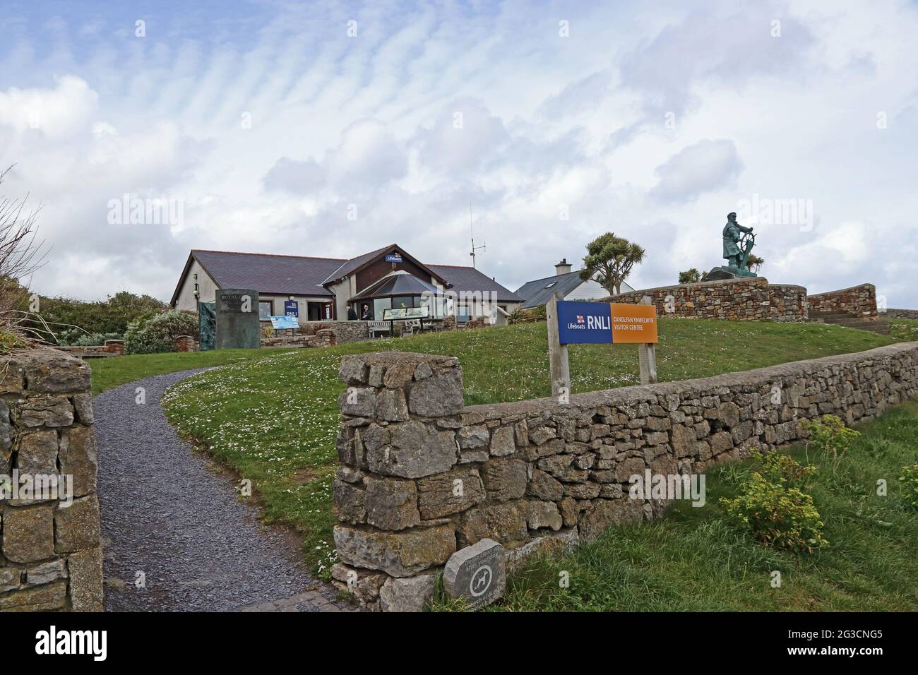 Seawatch Center, Moelfre, Anglesey Foto Stock