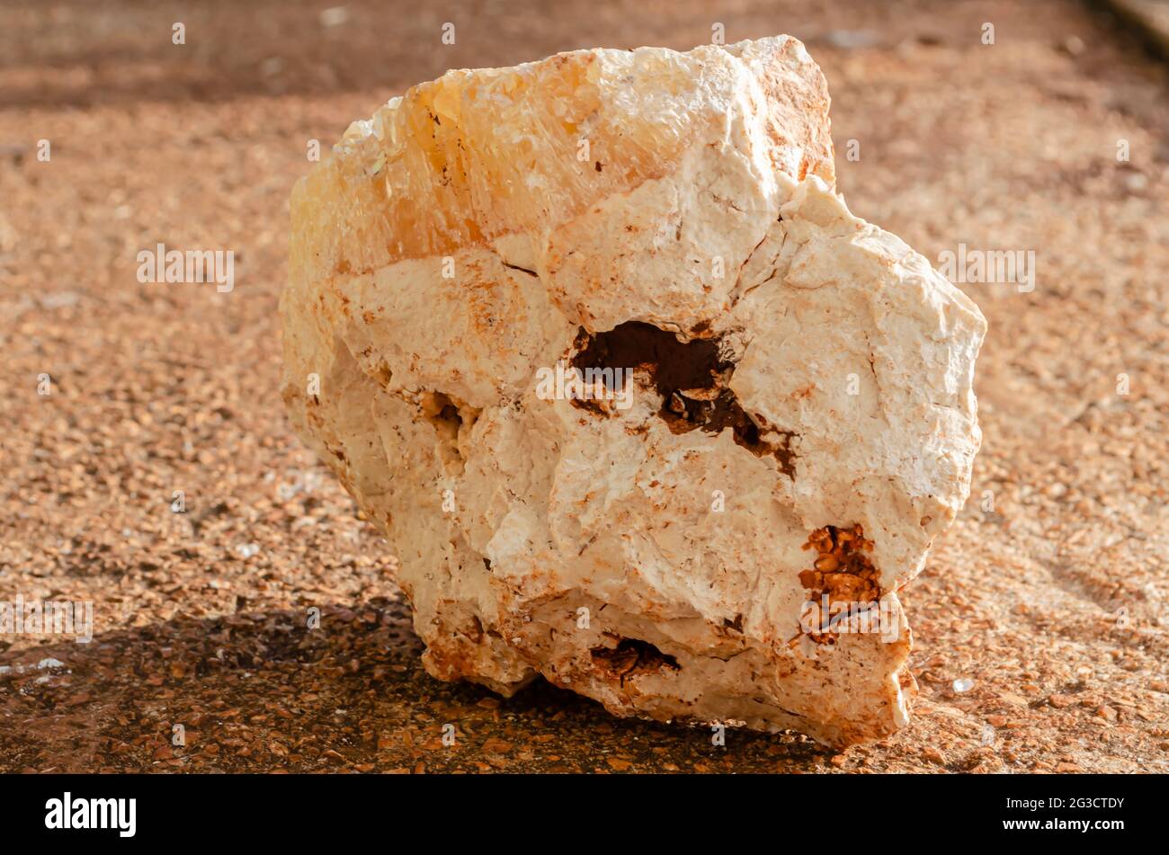 Roccia di Sedimentory Foto Stock
