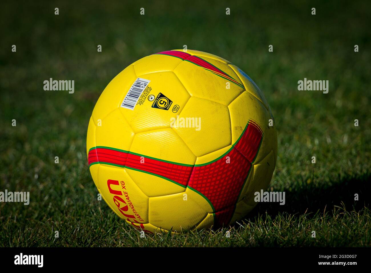 Flint, Galles. 06 marzo 2021. JD Cymru Premier Match tra Flint Town United e Penybont. Foto Stock Flint, Galles. 06 marzo 2021. JD Cymru Premier Match tra Flint Town United e Penybont. Foto Stock