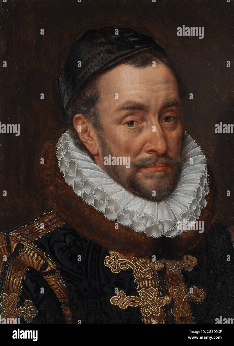Guglielmo i, Principe di Oranje. Dei nobili che si ribellarono al dominio spagnolo di Filippo II nei Paesi Bassi, Guglielmo d'Orange (1533–1584) divenne il grande leader della rivolta olandese. Difese i propri interessi, si adoperò per una maggiore indipendenza e sosteneva la liberta' della religione. Nel 1580 Phillip II gli mise un prezzo in testa, e fu assassinato quattro anni dopo. Foto Stock