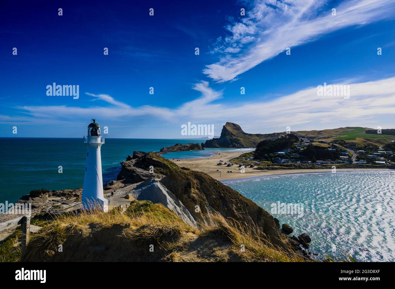 Panorama di Castle Point Foto Stock