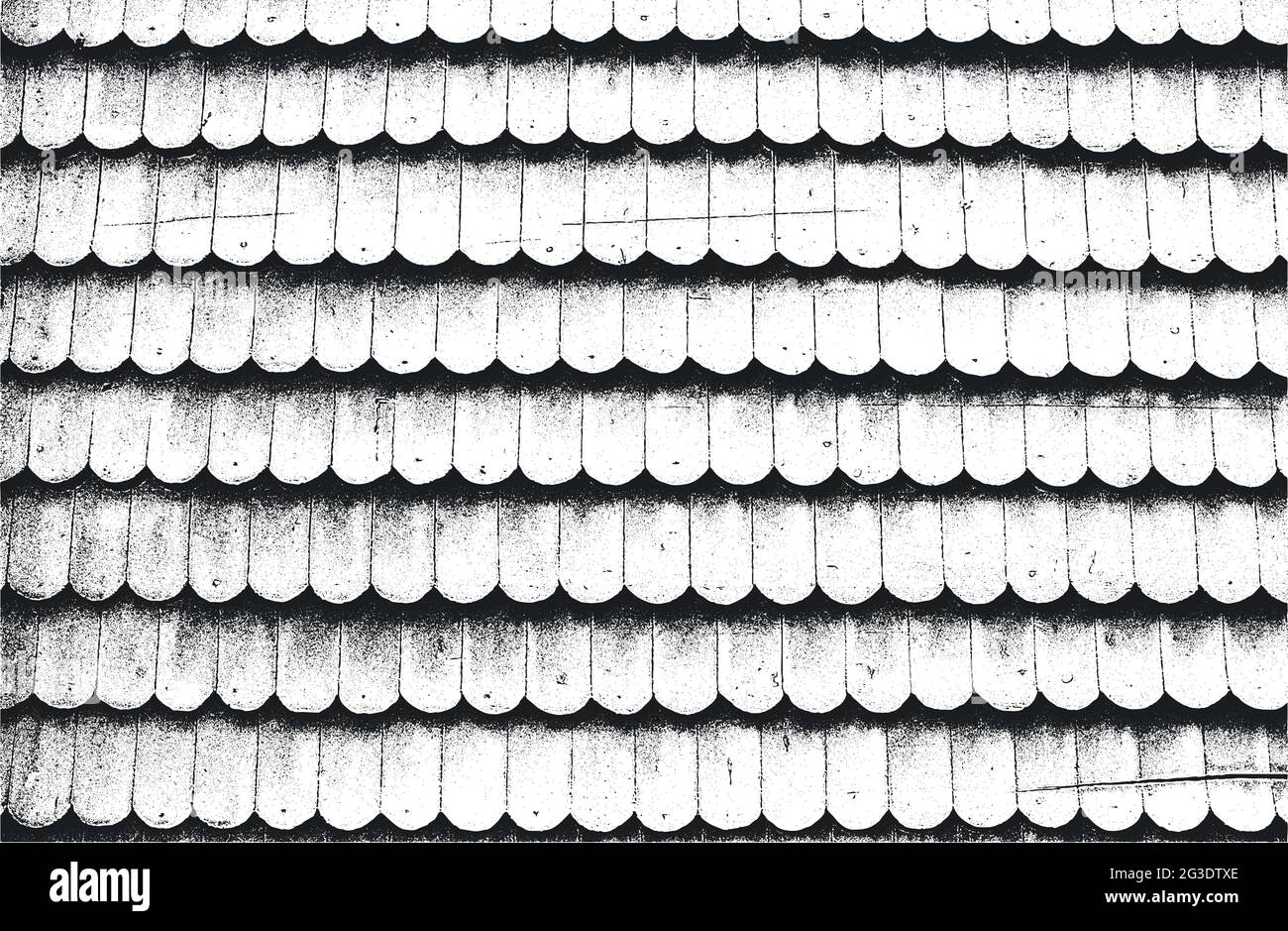 Struttura ricurvi di piastrelle in ceramica, mosaico, pietre da pavimentazione. Sfondo grunge. Illustrazione vettoriale astratta halftone. Illustrazione Vettoriale