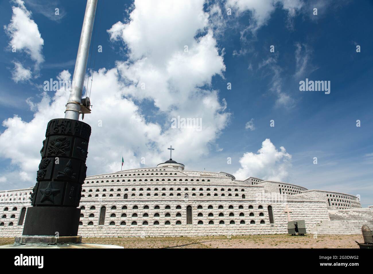 Monumento militare di Bassano del Grappa a Monte Grappa Foto Stock