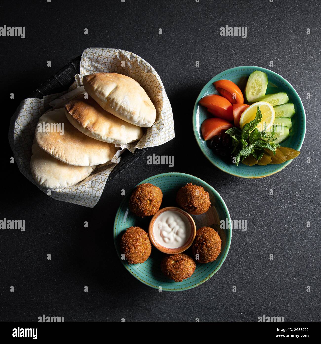 Pita pane cibo immagini Foto Stock