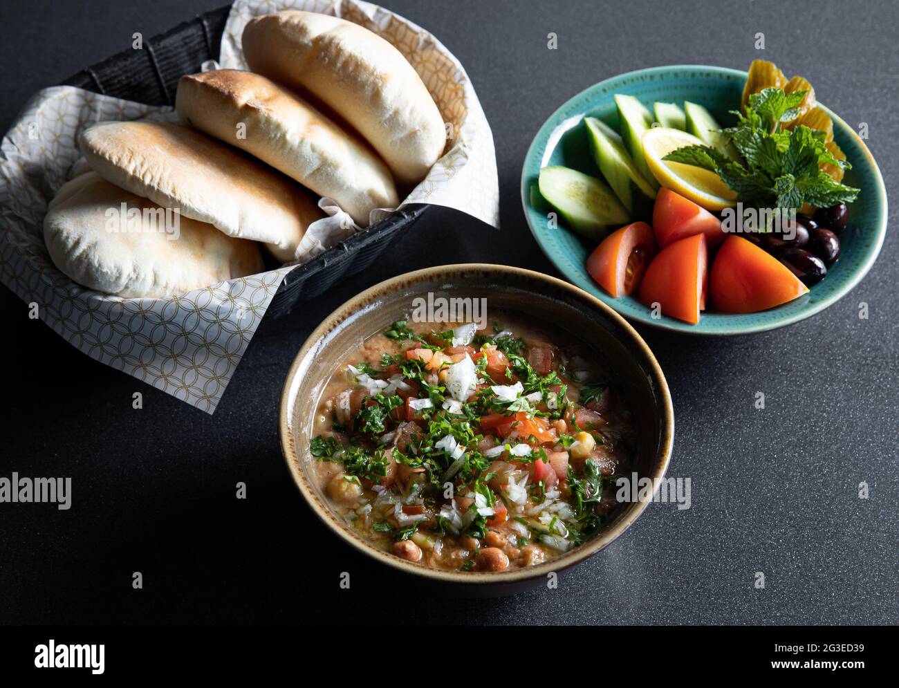 Pita pane cibo immagini Foto Stock