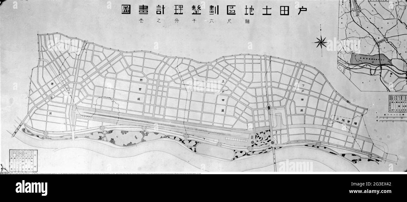 Sport, Giochi Olimpici, Tokyo 1940, XII Olimpiadi estive, in programma nel 21.9. - 6.10.1940, INFORMAZIONI-DI-AUTORIZZAZIONE-DIRITTI-AGGIUNTIVI-NON-DISPONIBILI Foto Stock