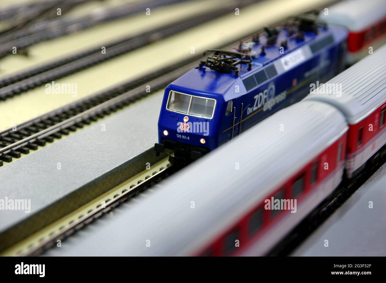 Ferrovia di modello Foto Stock