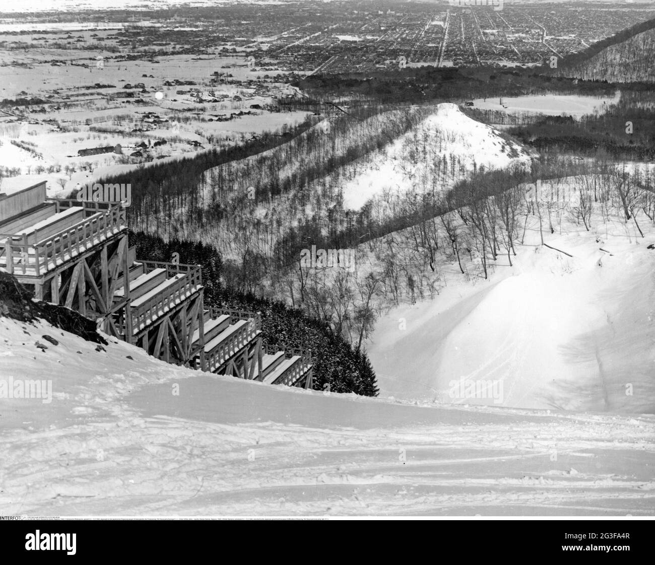 Sport, Giochi Olimpici, Sapporo, 1940, V Olimpiadi invernali, in programma 3.2. - 12.2.1940, INFORMAZIONE-AUTORIZZAZIONE-DIRITTI-SUPPLEMENTARI-NON-DISPONIBILE Foto Stock