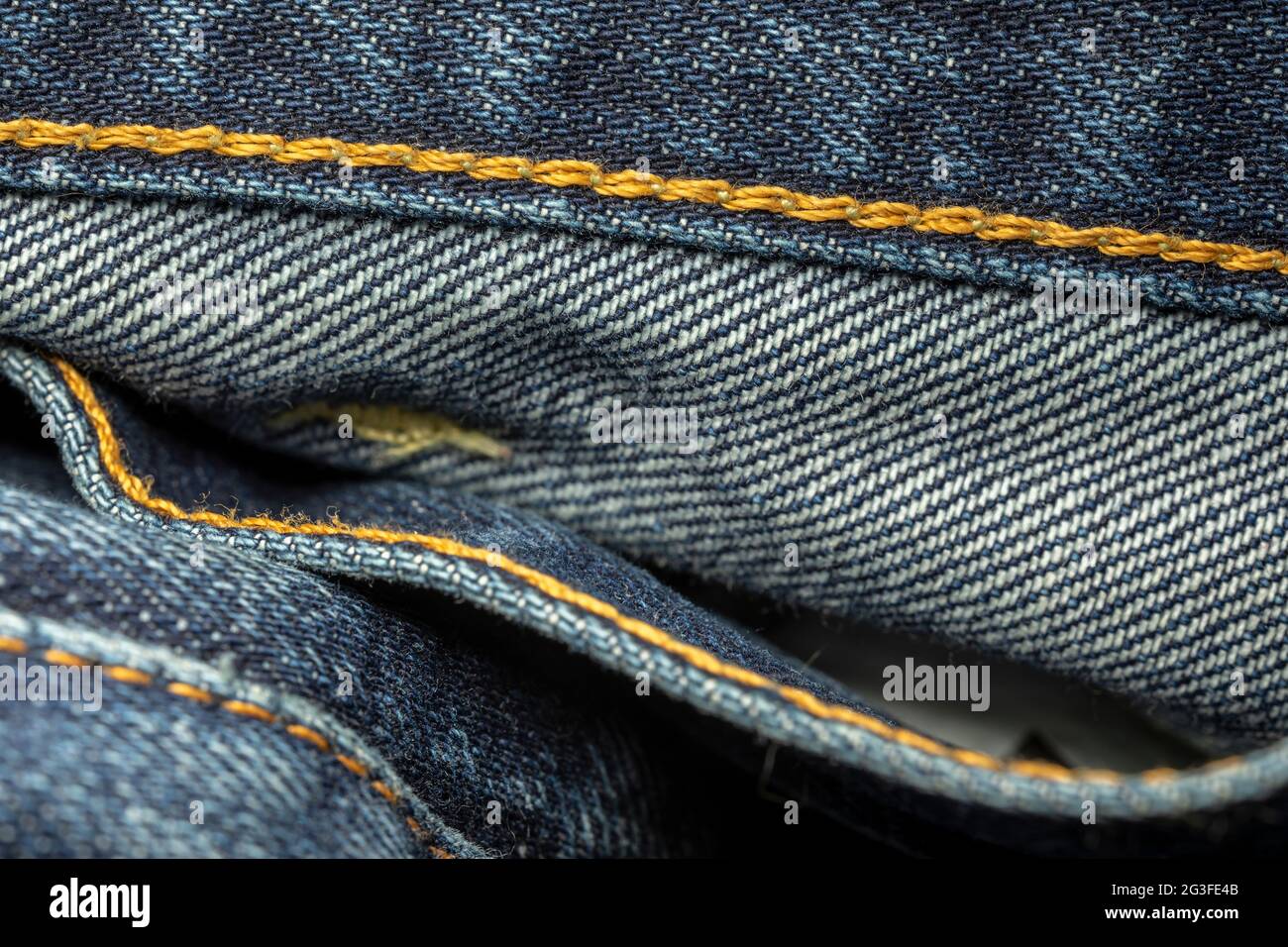 Texture denim o jeans jeans jeans primo piano. Jeans sfondo. Foto Stock