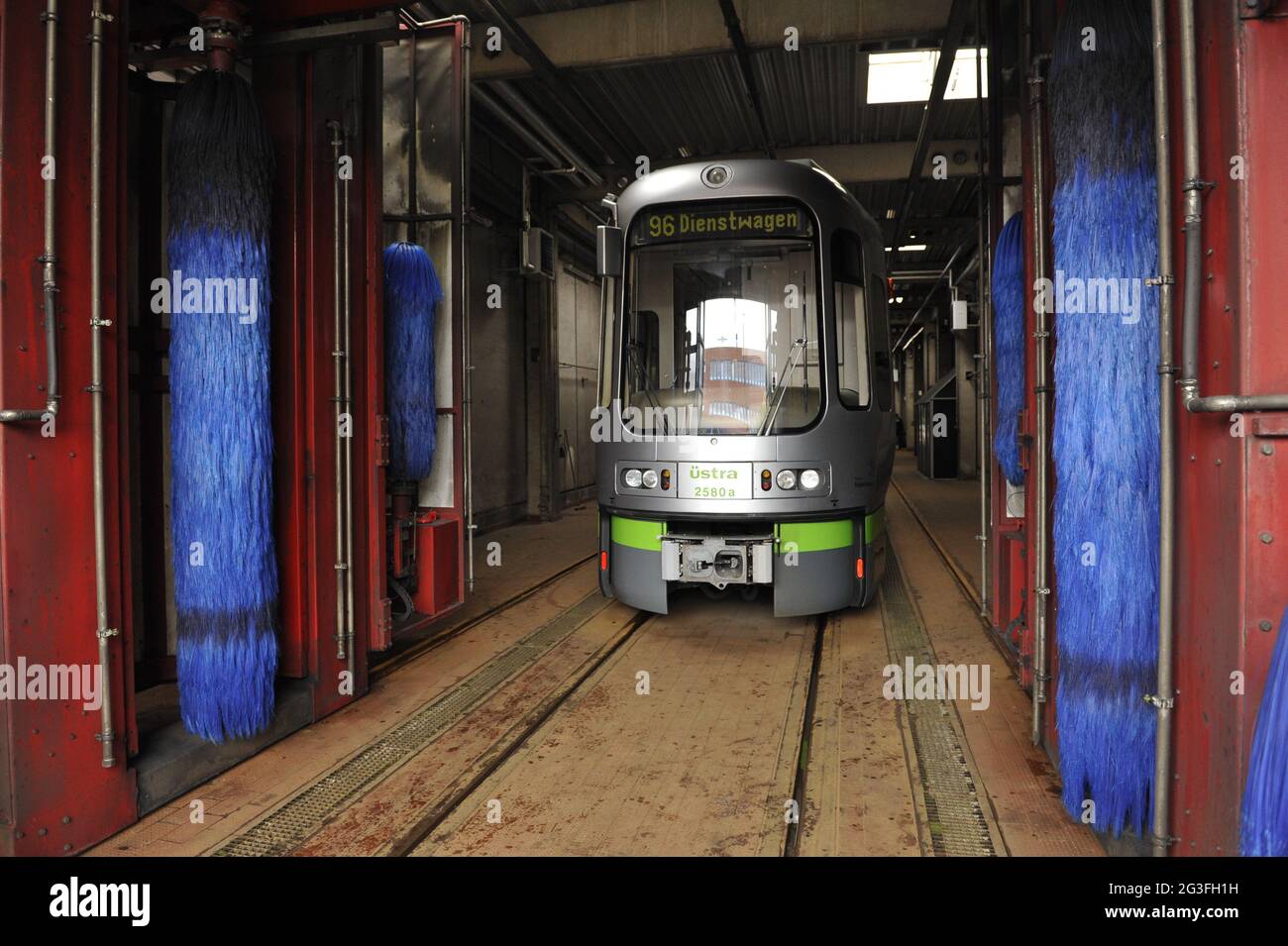 Ãœstra Betriebshof Glocksee 120 Jahre Hannover Oldtimer Foto Stock