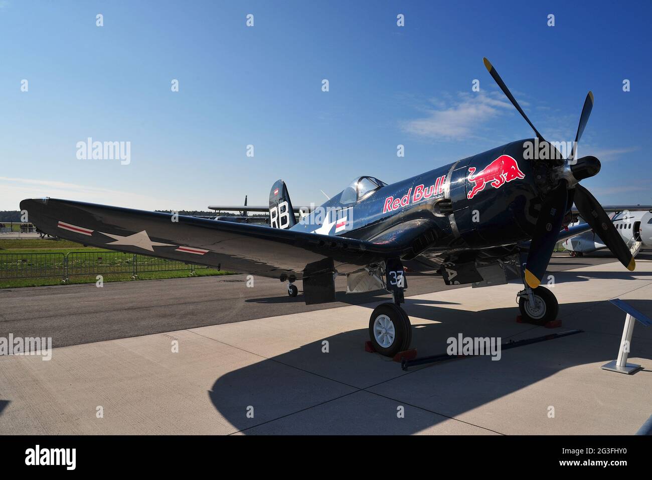 Chance Vought F4U-F Corsair di Flying Bulls Foto Stock
