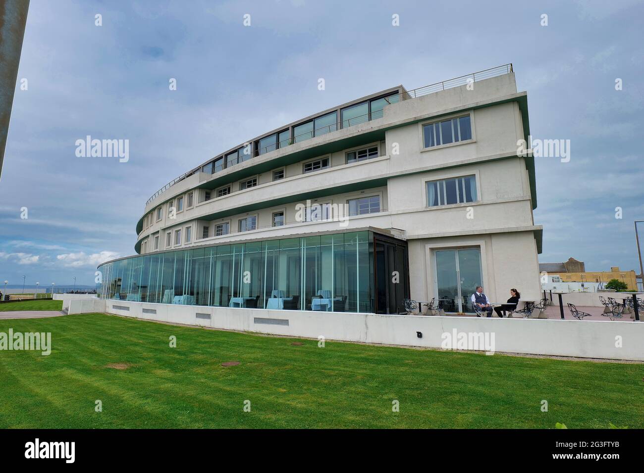 Midland Hotel, Morecambe Foto Stock