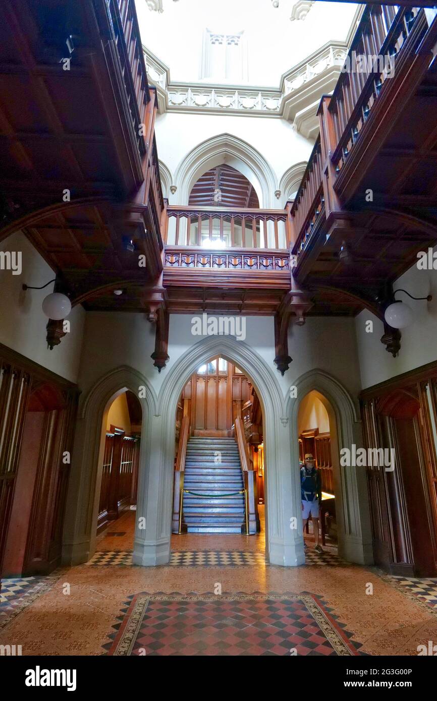 Wray Castle, Cumbria Foto Stock