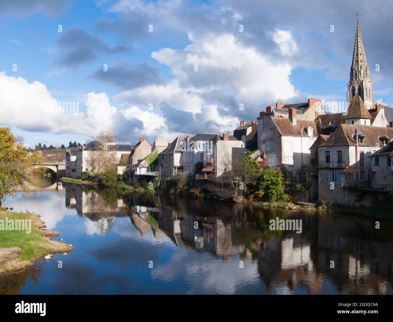 Fiume di creuse Foto Stock