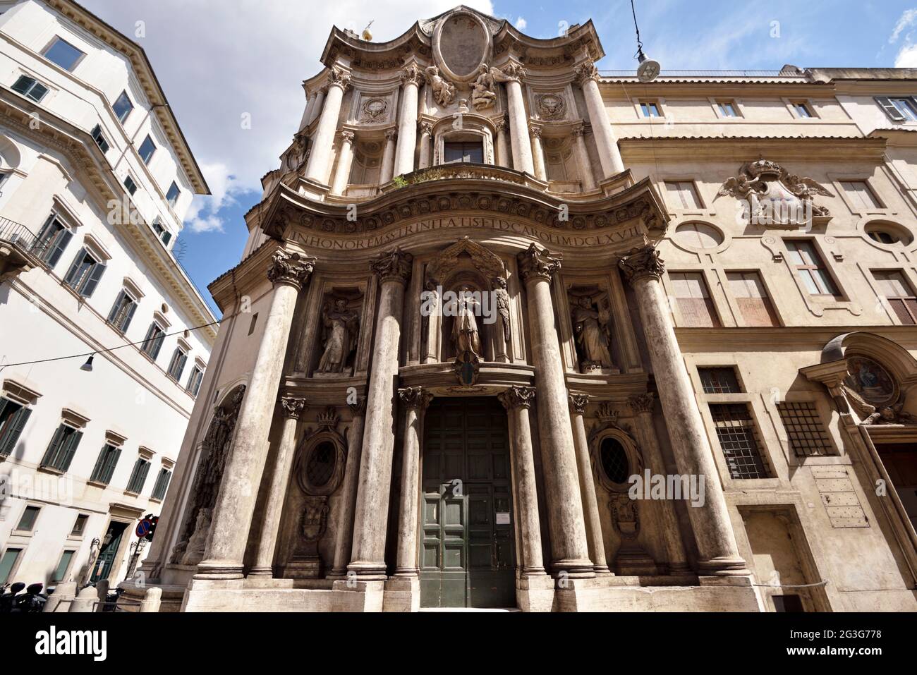 Chiesa San Carlo Alle 4 Fontane San carlo alle quattro fontane facciata immagini e fotografie stock ad