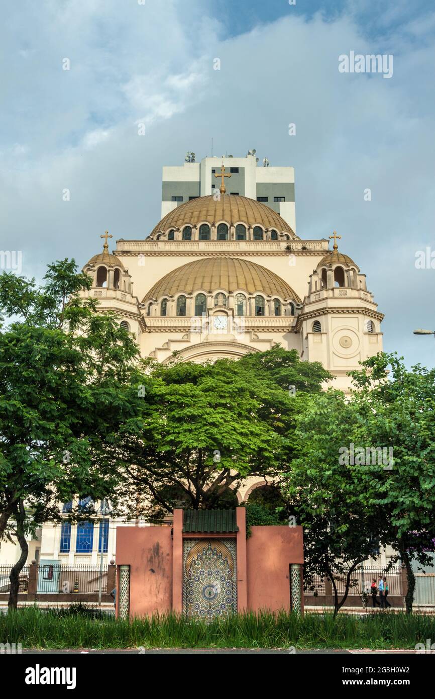 Cattedrale ortodossa di San Paolo, Brasile Foto Stock