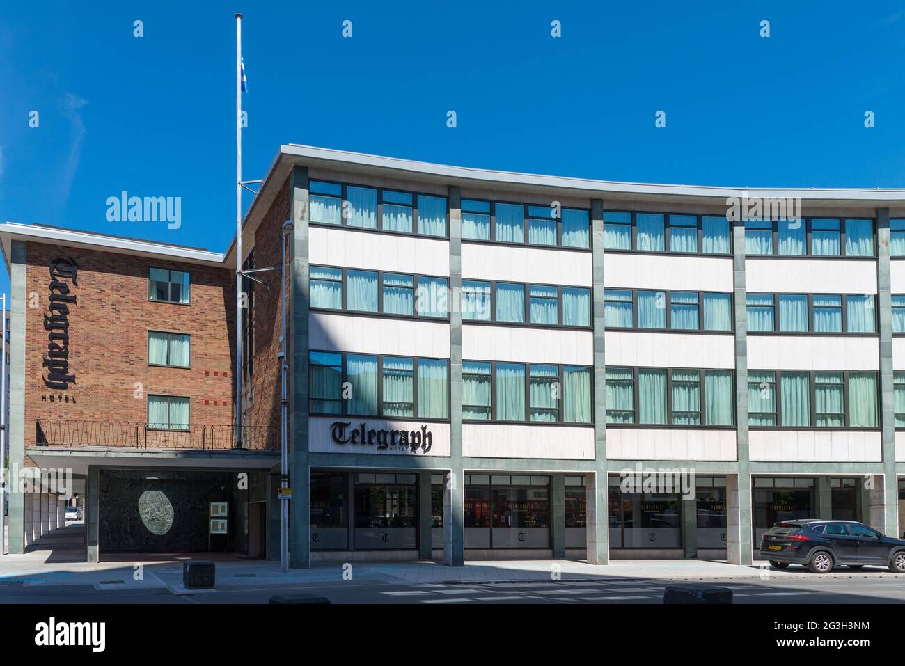 Il Coventry Telegraph Hotel è stato recentemente inaugurato nell'ex edificio dei giornali Coventry Telegraph nel centro di Coventry, West Midlands Foto Stock