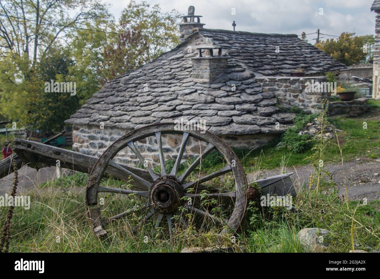 Caduta in Auvergne Foto Stock