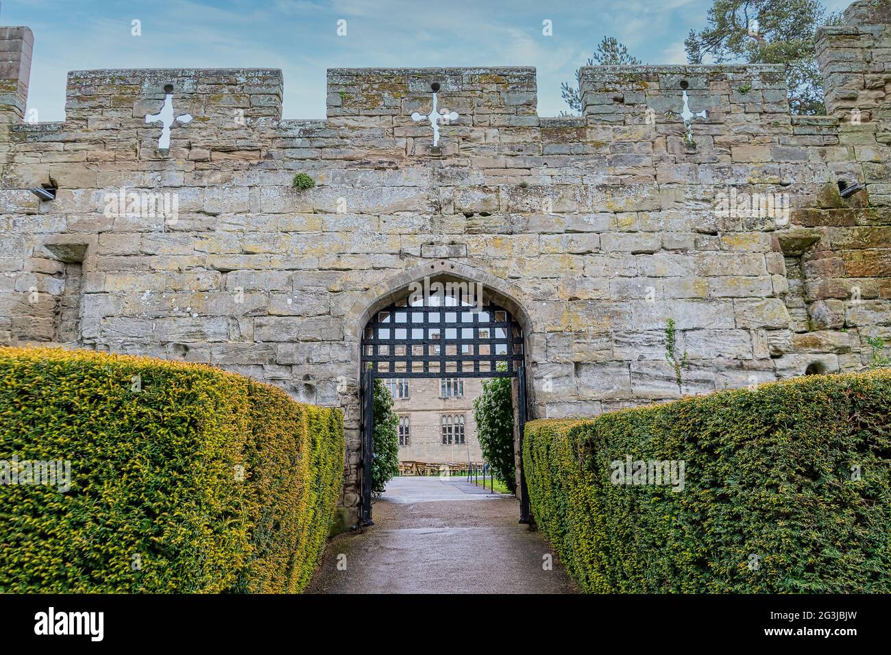 WARWICK, REGNO UNITO - 22 MAGGIO 2021: Vedute del Castello di Warwick in Inghilterra Foto Stock