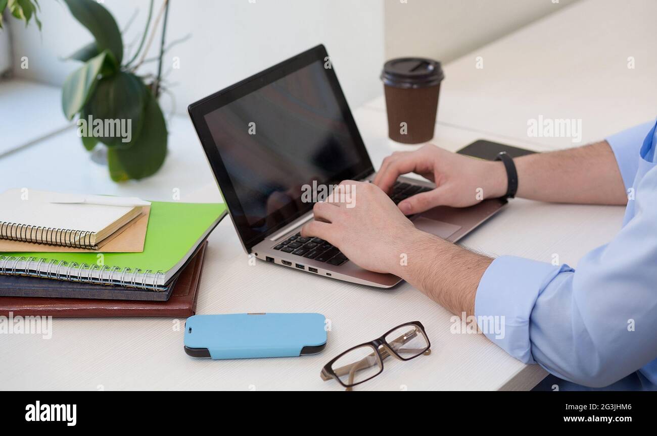 Freelance lavoro su Foto Stock