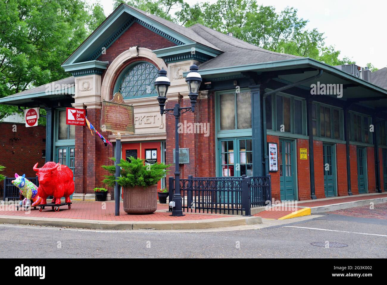 Paducah, Kentucky, Stati Uniti. La storica William Clark Market House nel centro di Paducah. Foto Stock