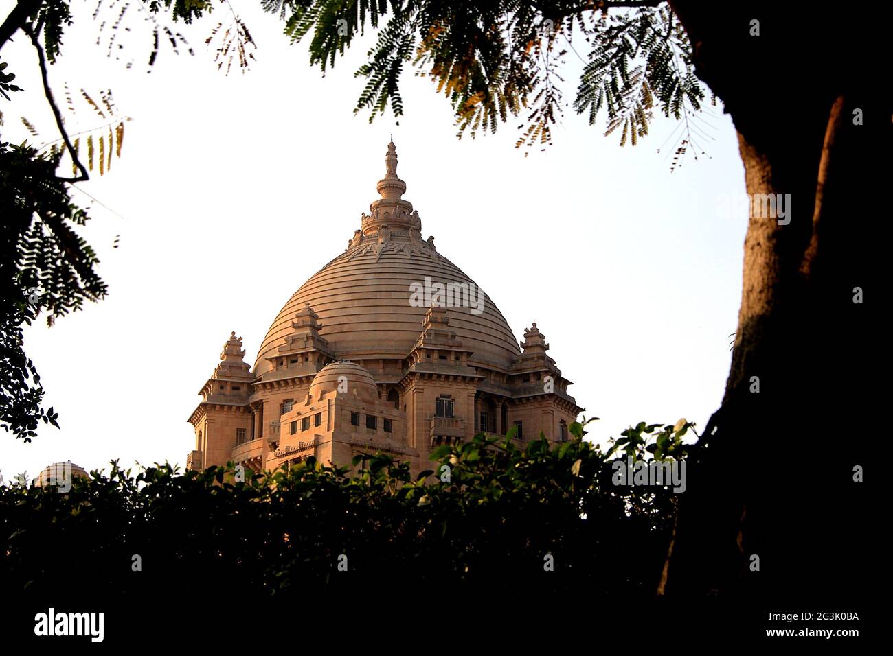 Cupola Centrale di Umaid Bhavan Foto Stock