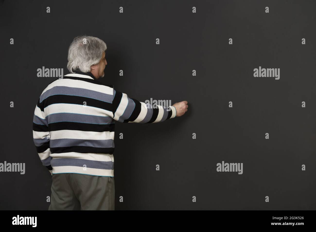 Il Professor uomo di università o colleage in studio Foto Stock