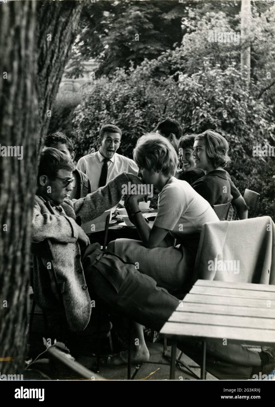 Persone, coppie, anni '60, amanti, Stoccolma, 1960, INFORMAZIONI-AGGIUNTIVE-DI-AUTORIZZAZIONE-DIRITTI-NON-DISPONIBILI Foto Stock