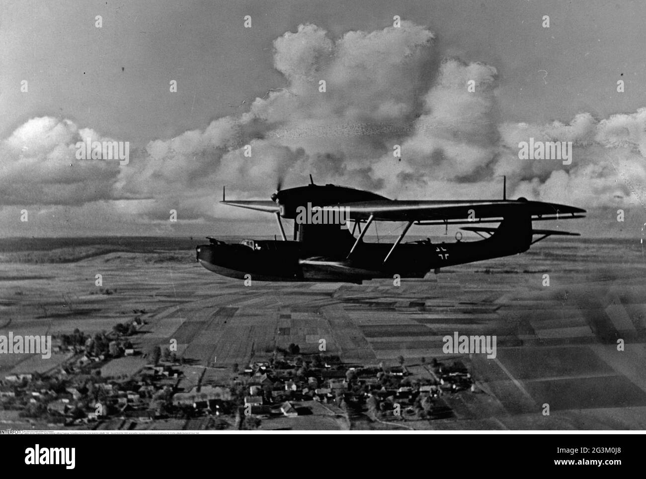 Seconda guerra mondiale / seconda guerra mondiale, guerra aerea, aeromobili da ricognizione a lungo raggio Dornier do 18 della Luftwaffe (Aeronautica tedesca), ESCLUSIVAMENTE PER USO EDITORIALE Foto Stock