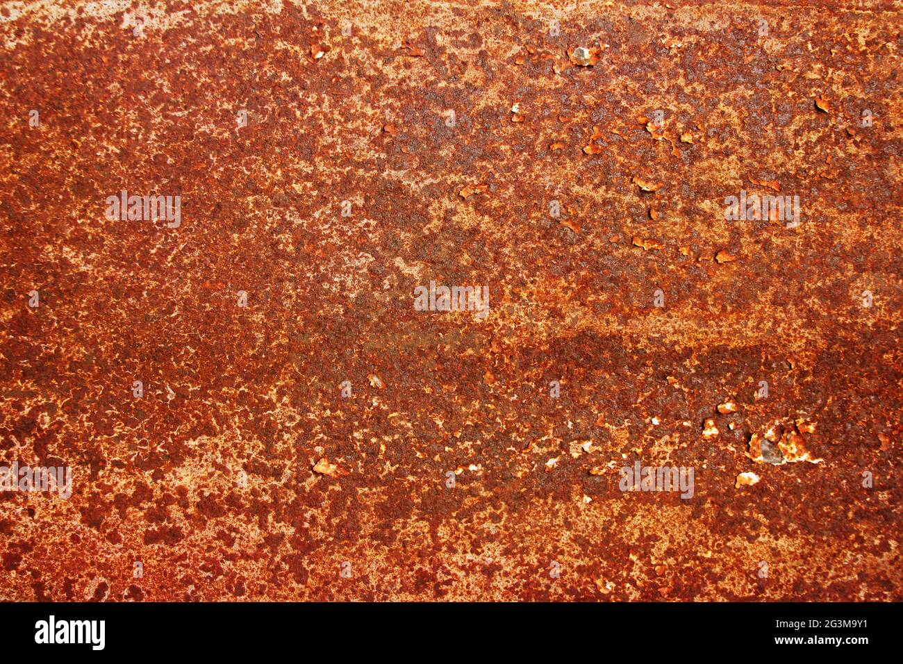 Metallo arrugginito texture Foto Stock
