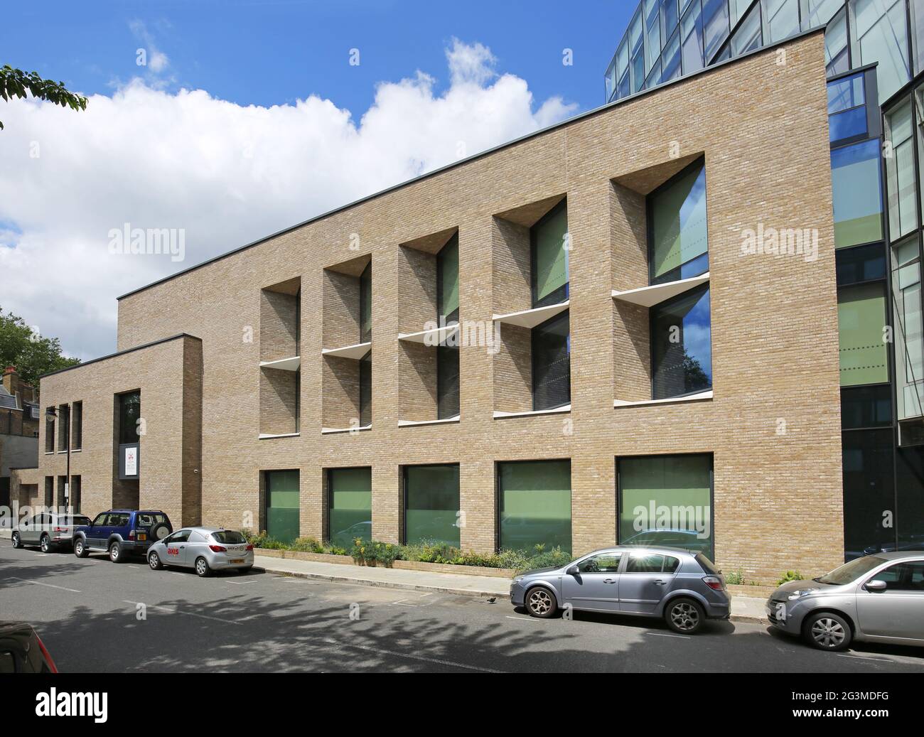 City Law School, Londra, Regno Unito. Nuovo edificio in Sebastian Street, Clerkenwell. Progettato da Wilkinson Eyre Arcitects. Parte della City University di Londra. Foto Stock