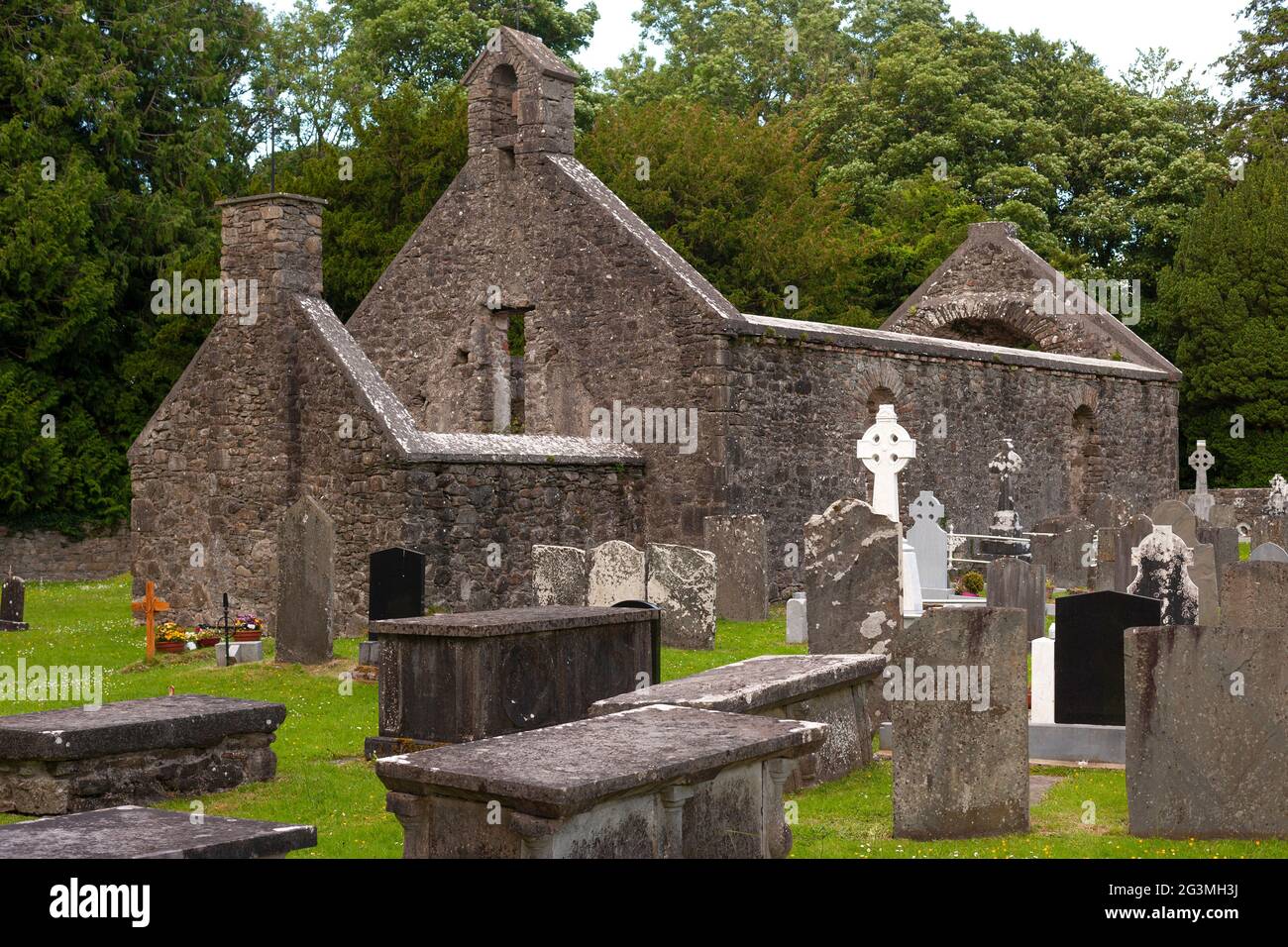 Castle Town Cemetery, County Tipperary, Irlanda Foto Stock