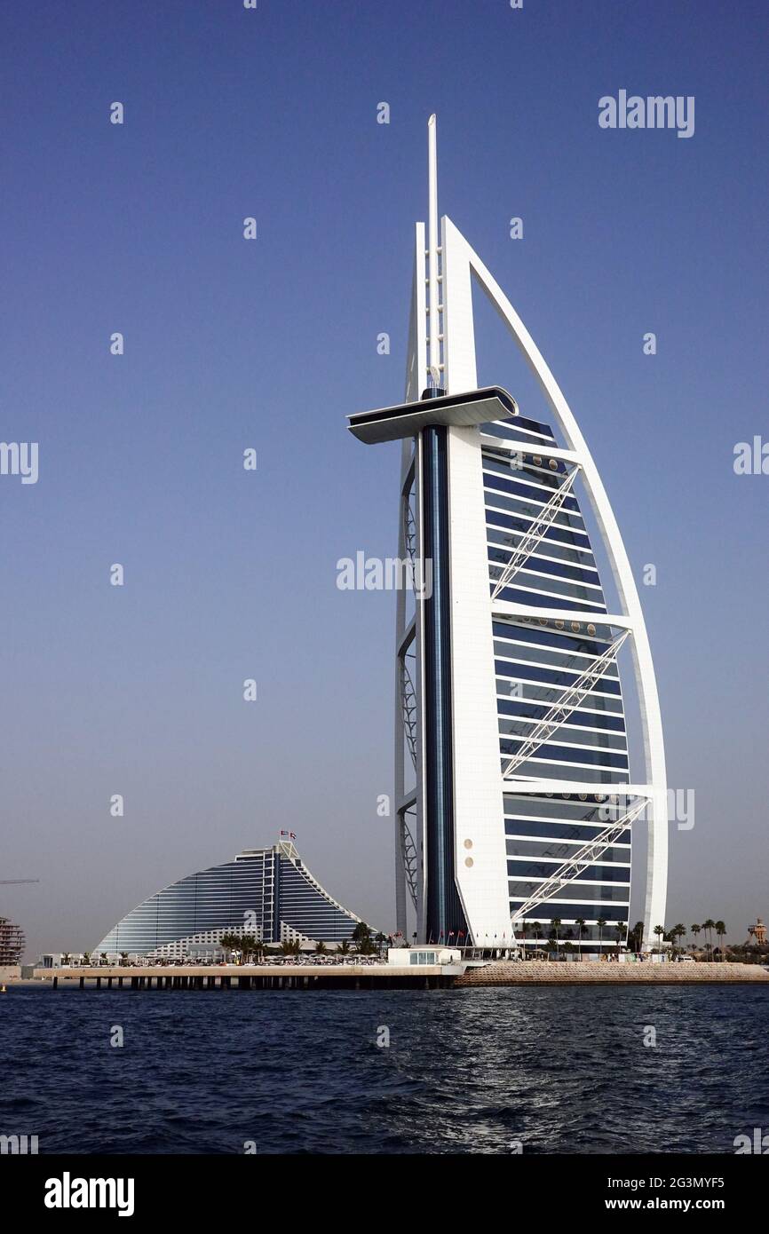 '25.03.2021, Dubai, , Emirati Arabi Uniti - Hotel Burj al Arab. 00S210325D559CAROEX.JPG [RELEASE DEL MODELLO: NO, RELEASE DELLA PROPRIETÀ: NO (c) caro images / Ba Foto Stock