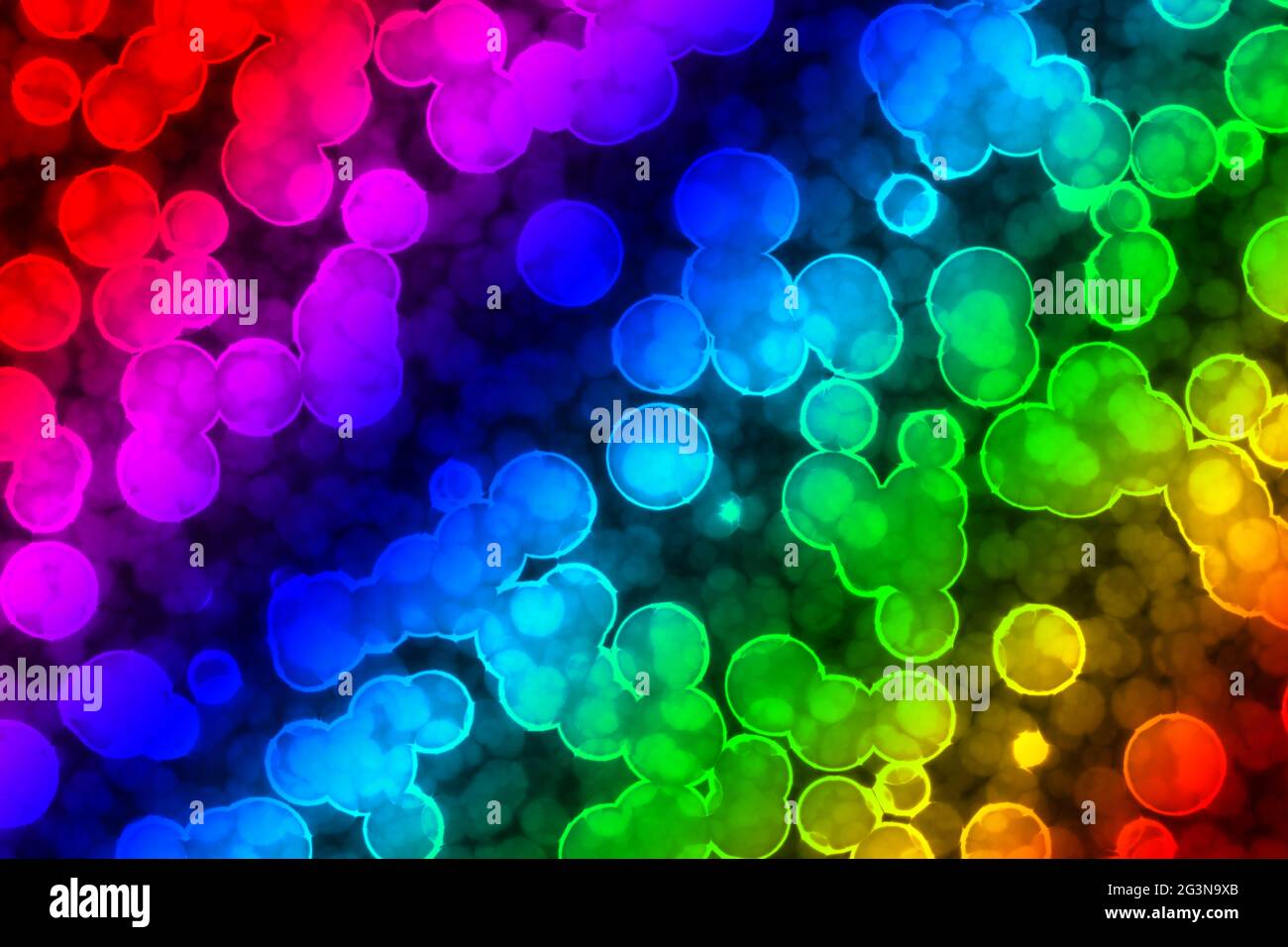 La forma della cellula batterica: cocchi, bacilli, spirilla batteri Foto Stock