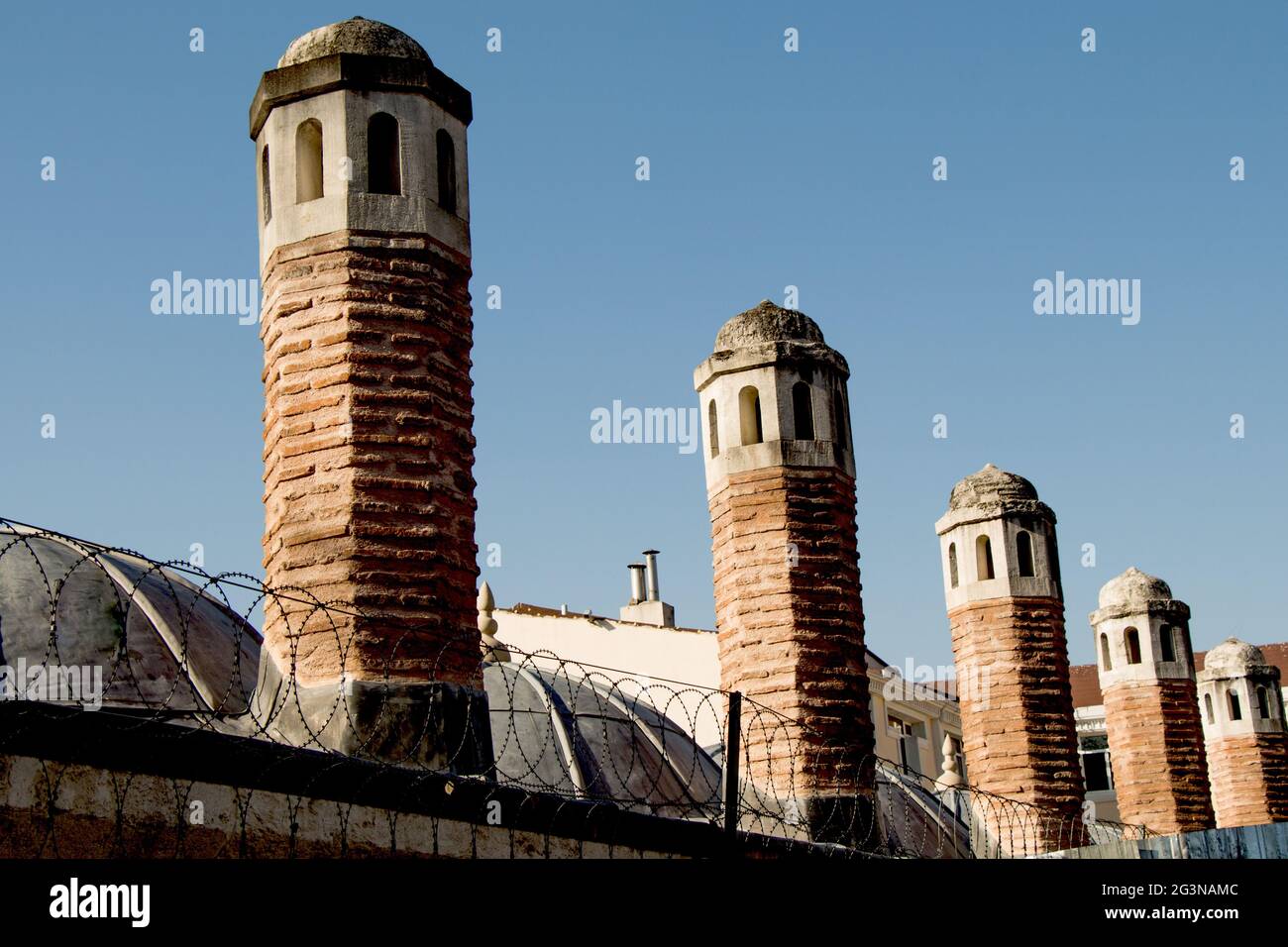 Tetto esempio di architettura Ottomana Turca Foto Stock