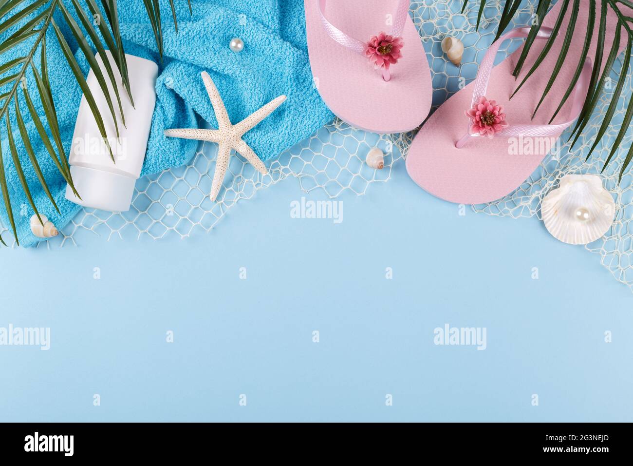 Vacanze estive sullo sfondo Foto Stock