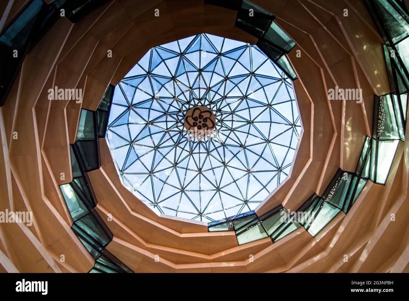 Arte turca ottomana con motivi geometrici Foto Stock