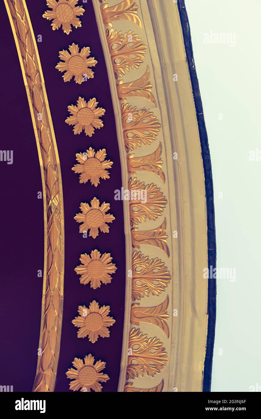 Arte floreale pattern esempio del tempo ottomano Foto Stock