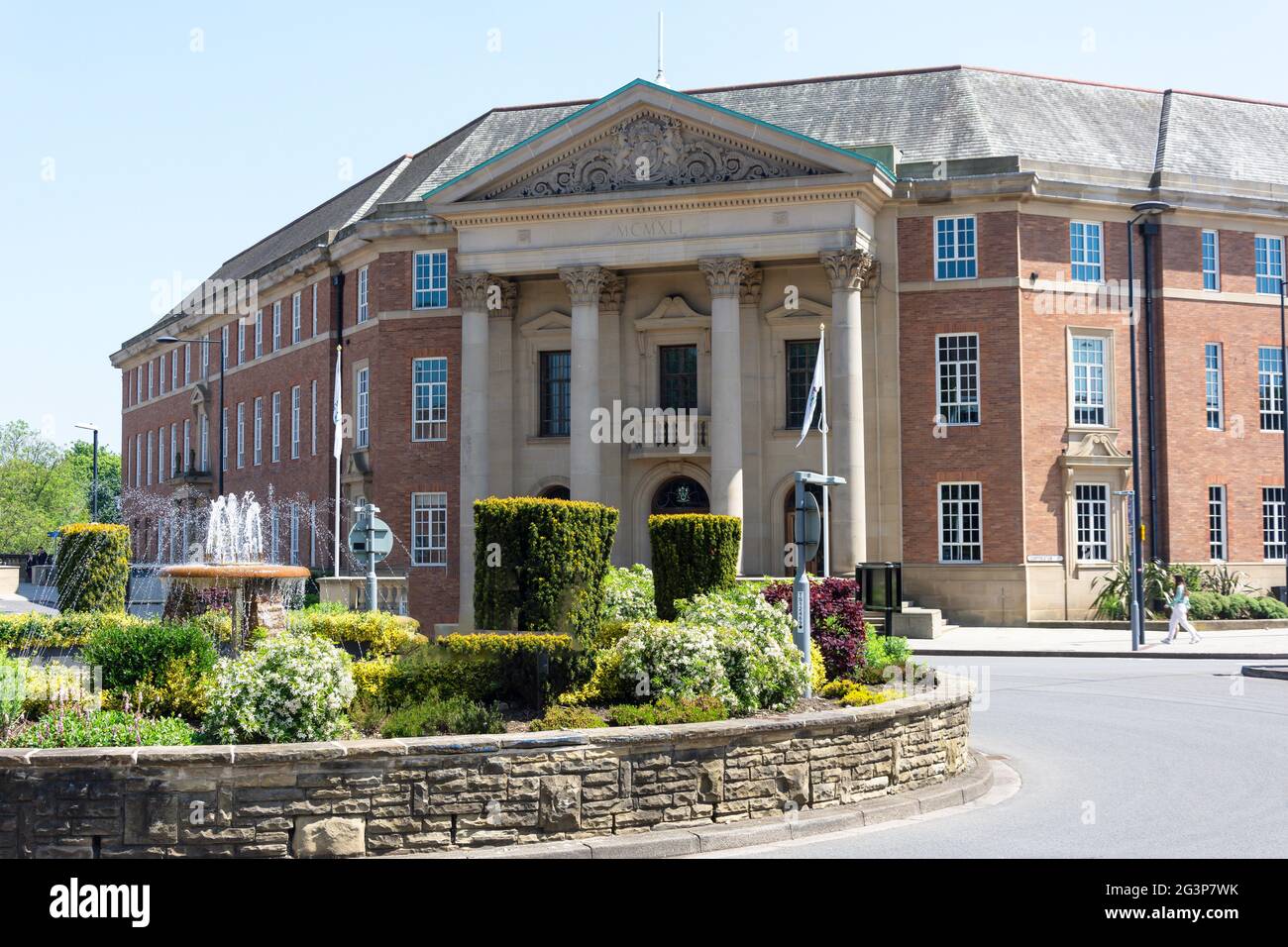 Il Council House, Corporation Street, Riverside, Derby, Derbyshire, Inghilterra, Regno Unito Foto Stock
