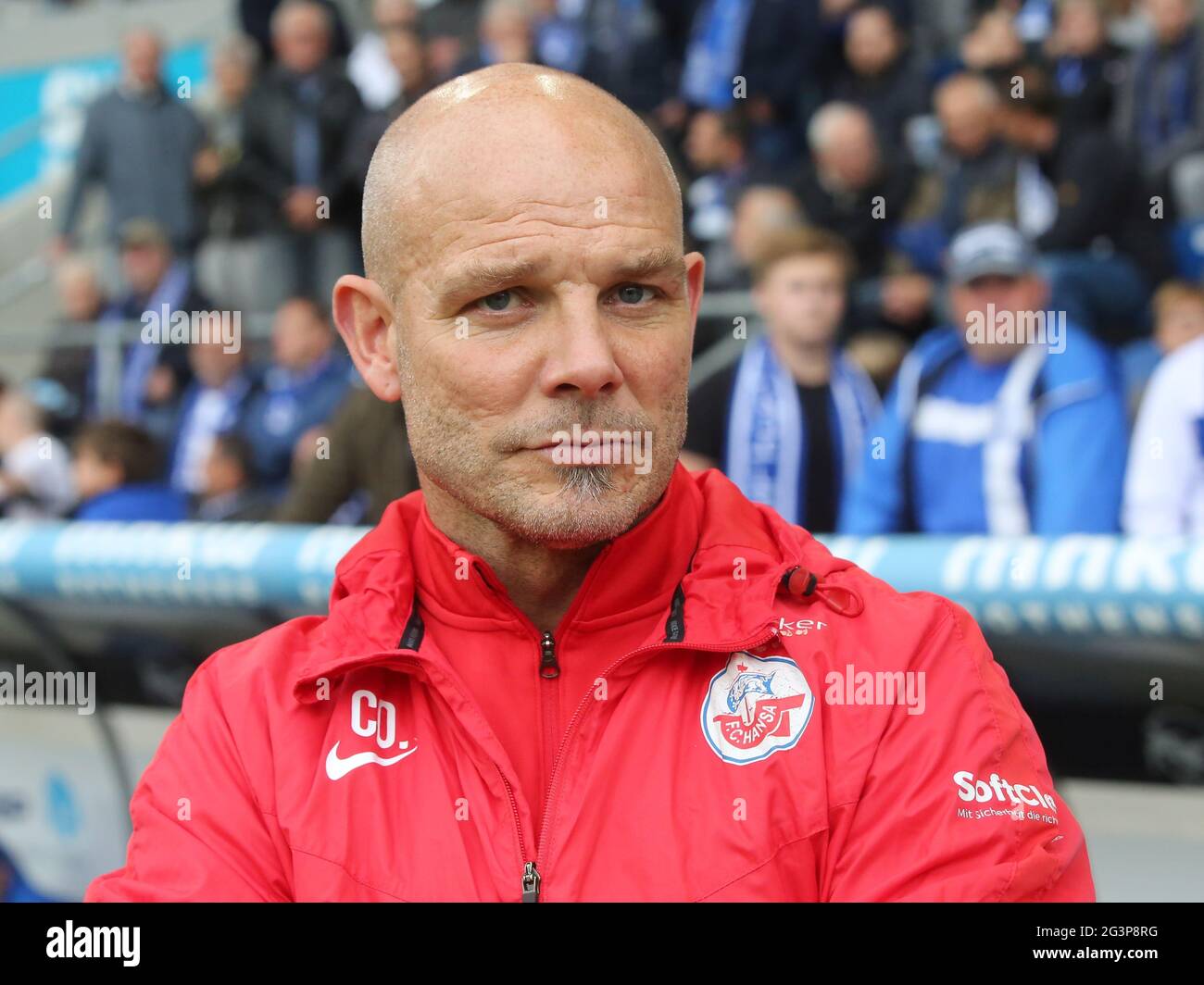 Assistente allenatore Ronny Thielemann FC Hansa Rostock DFB 3° campionato stagione 2019-20 Foto Stock