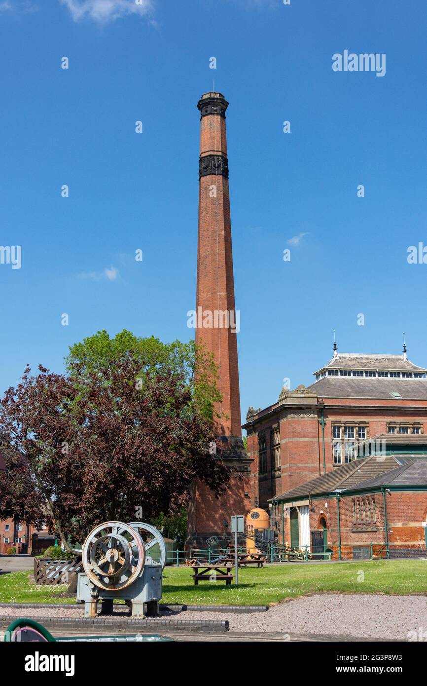 Abbey Pumping Station (Leicester's Industrial Museum), Exploration Drive, Belgrave, Leicester, Leicestershire, Inghilterra, Regno Unito Foto Stock