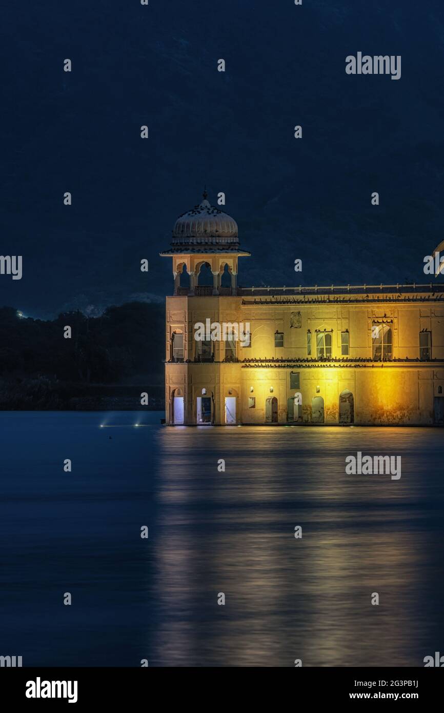 JAL mahal di notte Foto Stock