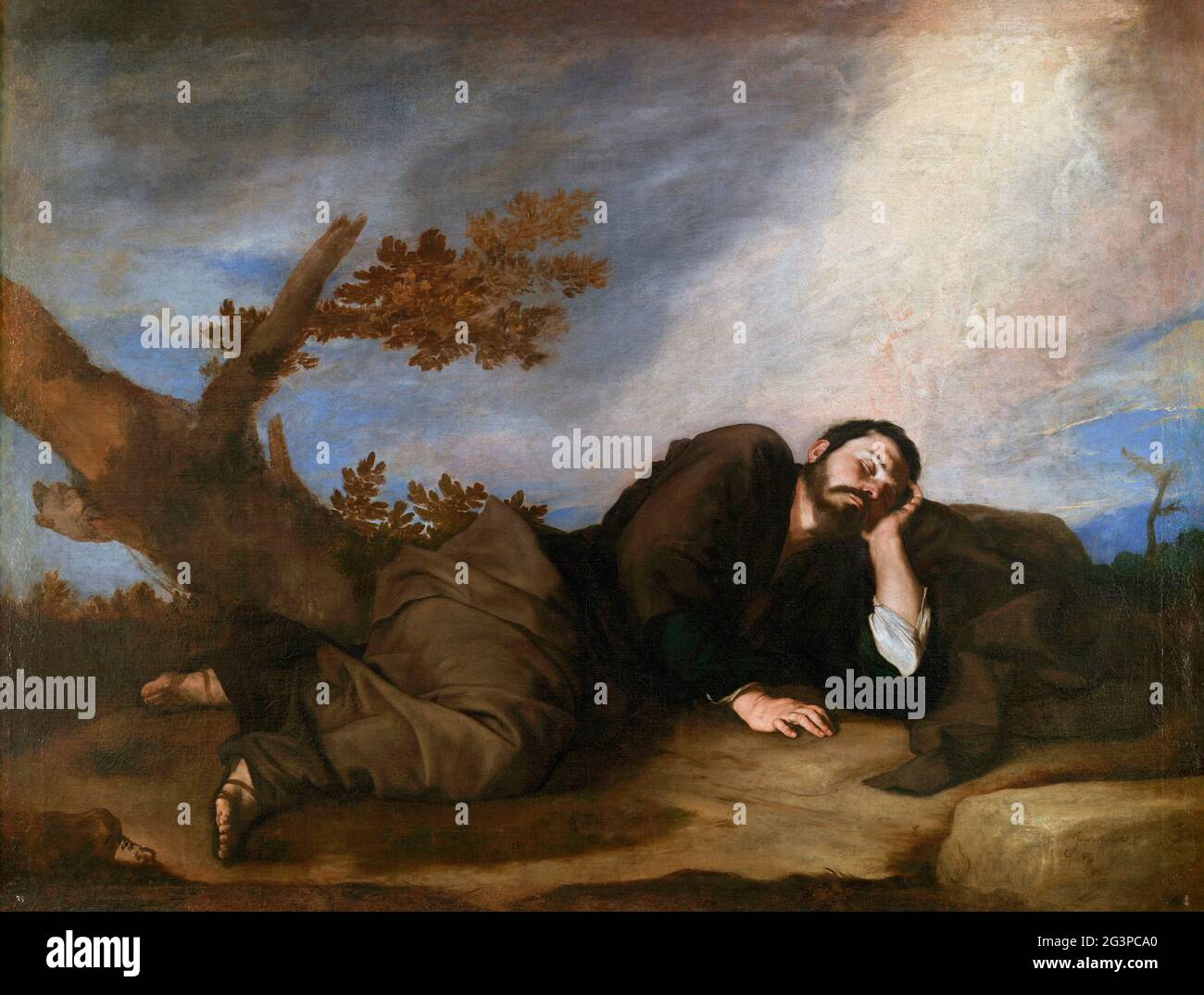 Jacob's Dream di Jusepe de Ribera (Jose de Ribera c.1588/91- 1652/6), olio su tela, 1639 Foto Stock