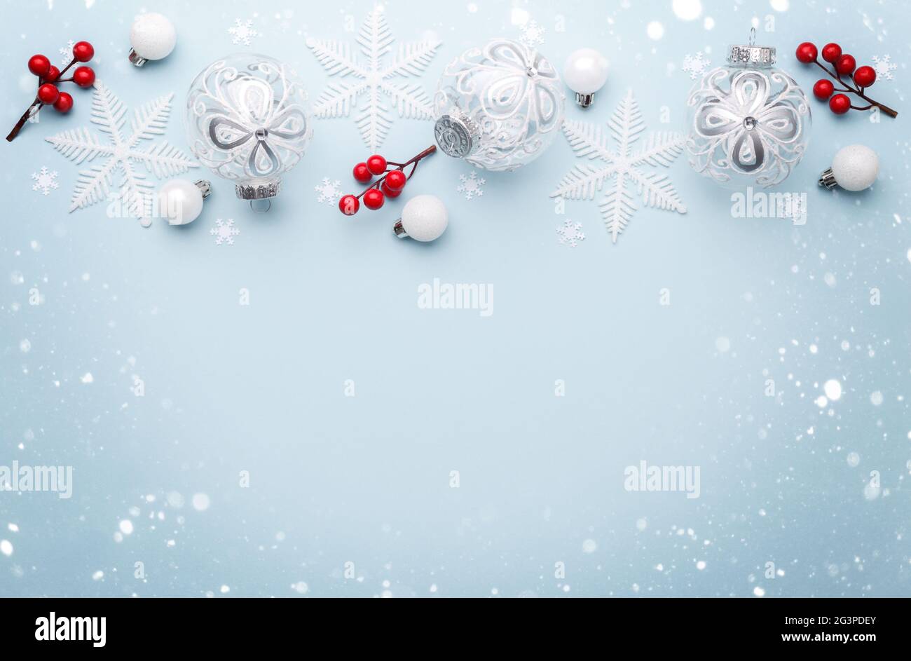 Carta di Natale o Capodanno Foto Stock